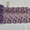 Kitcheniva Burgundy White Embroidered Double Edged Lace Trim Sewing